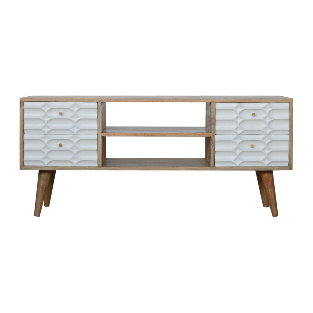 Meuble TV Capsule blanc