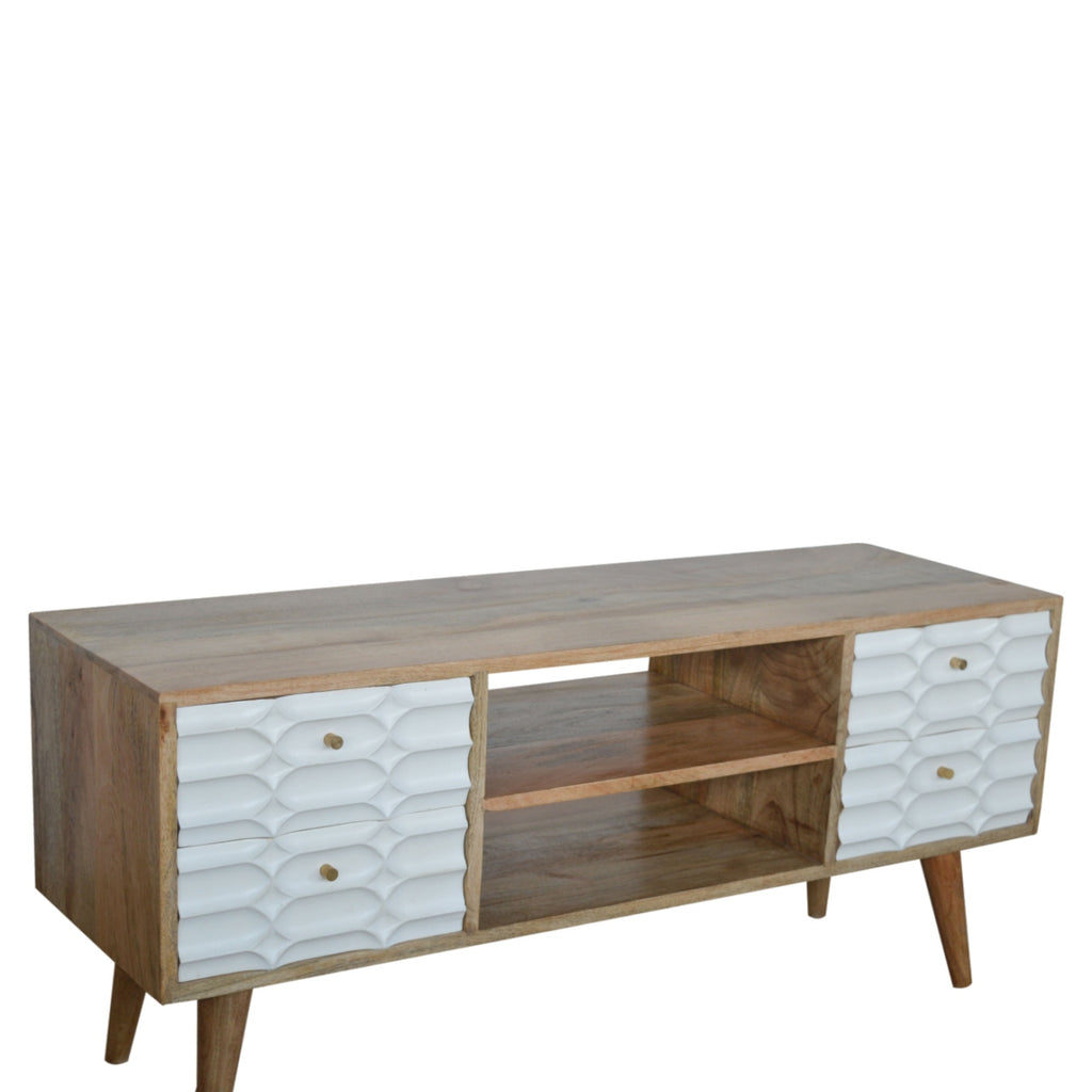 Meuble TV Capsule blanc