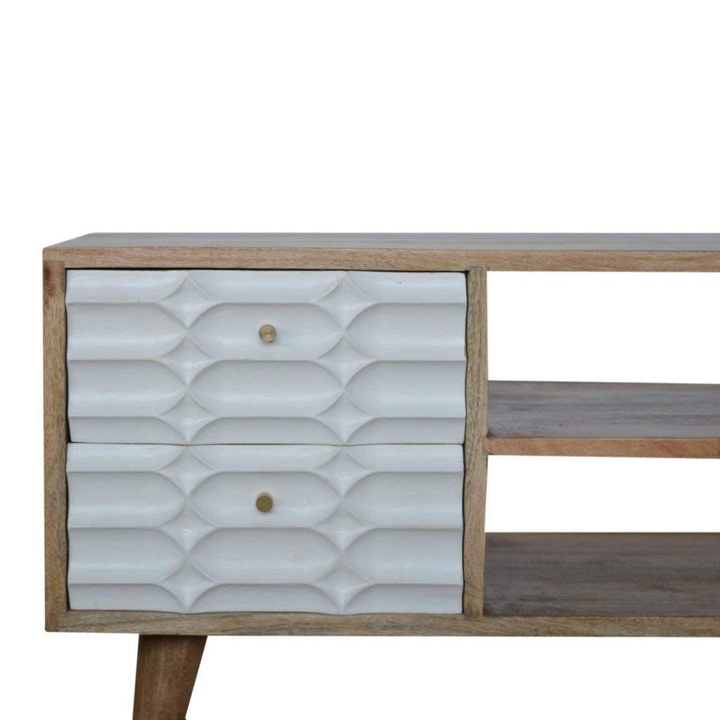 Meuble TV Capsule blanc