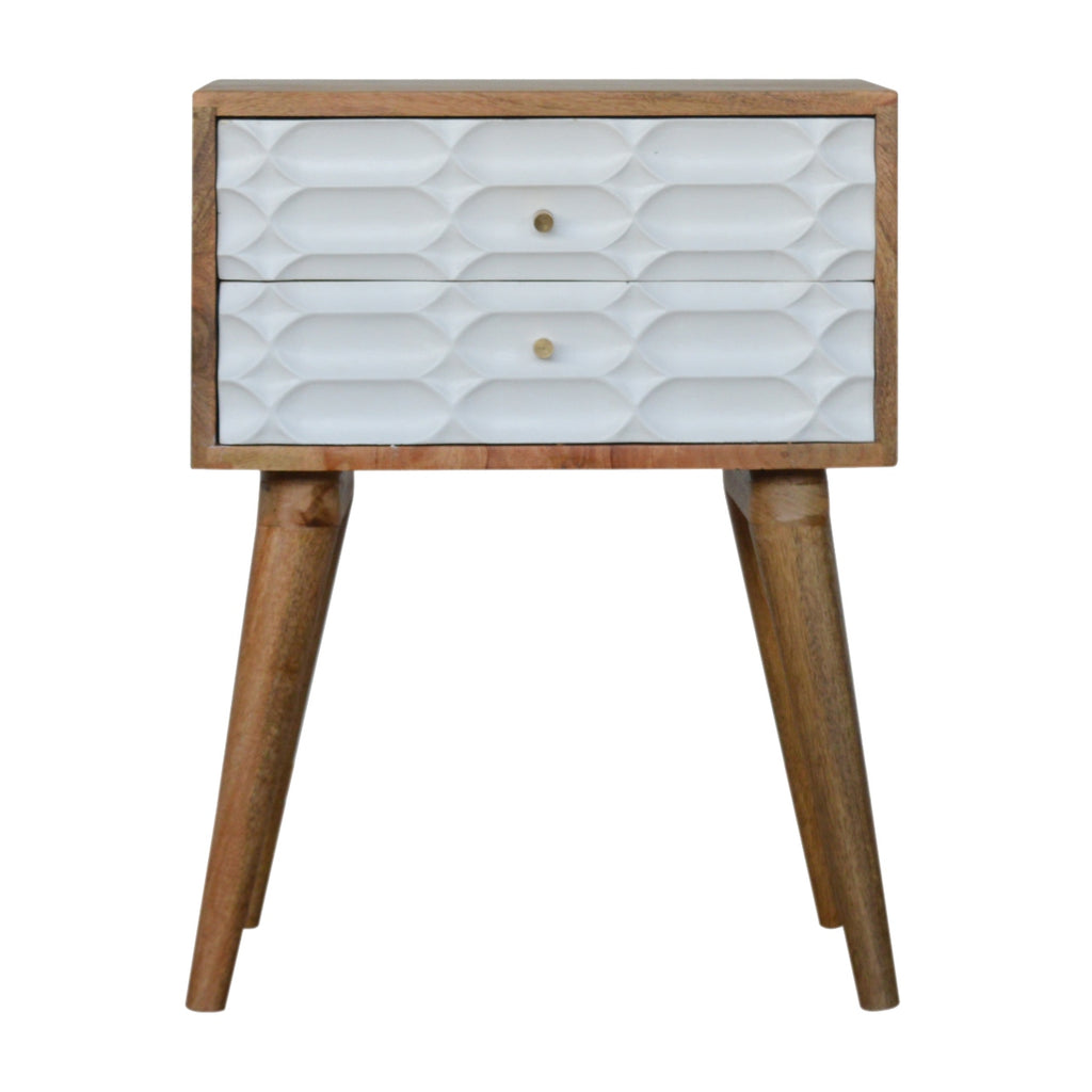 Table de chevet Capsule sculpté