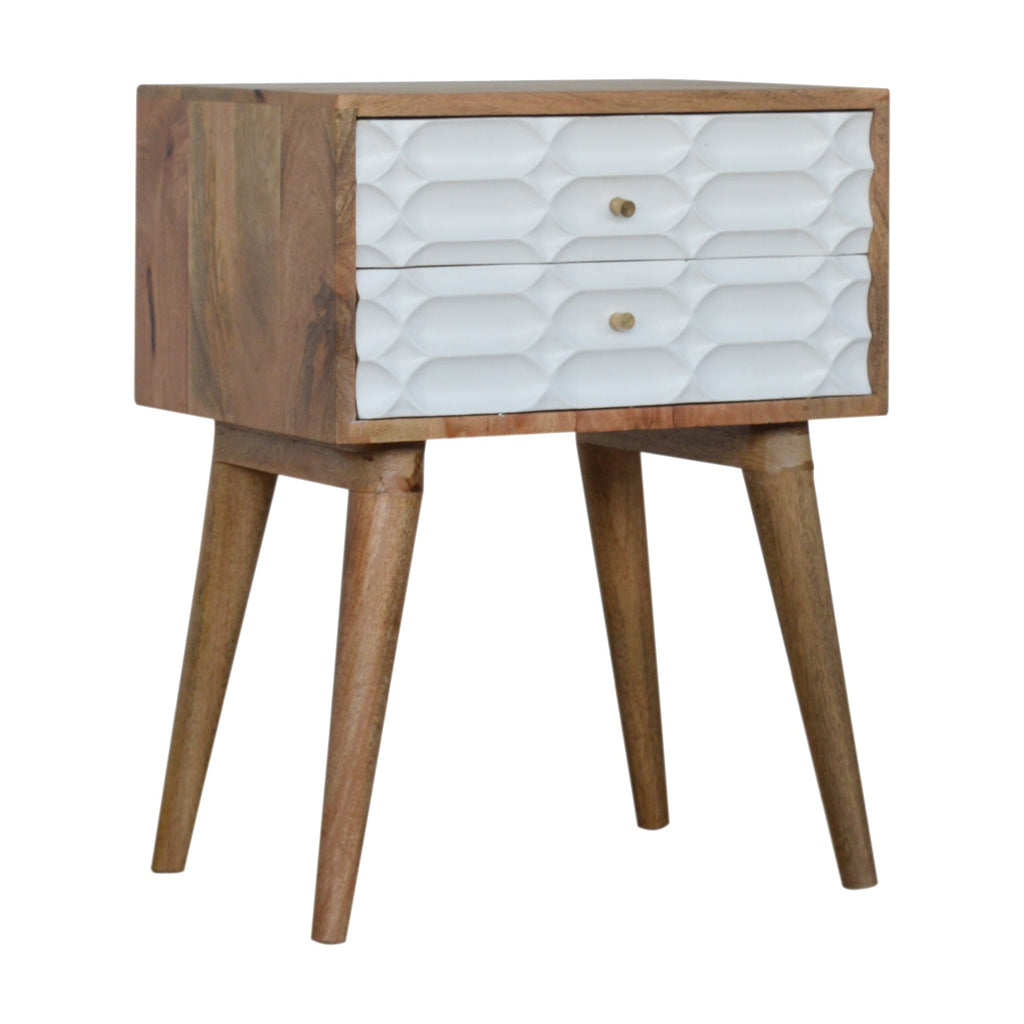 Table de chevet Capsule sculpté