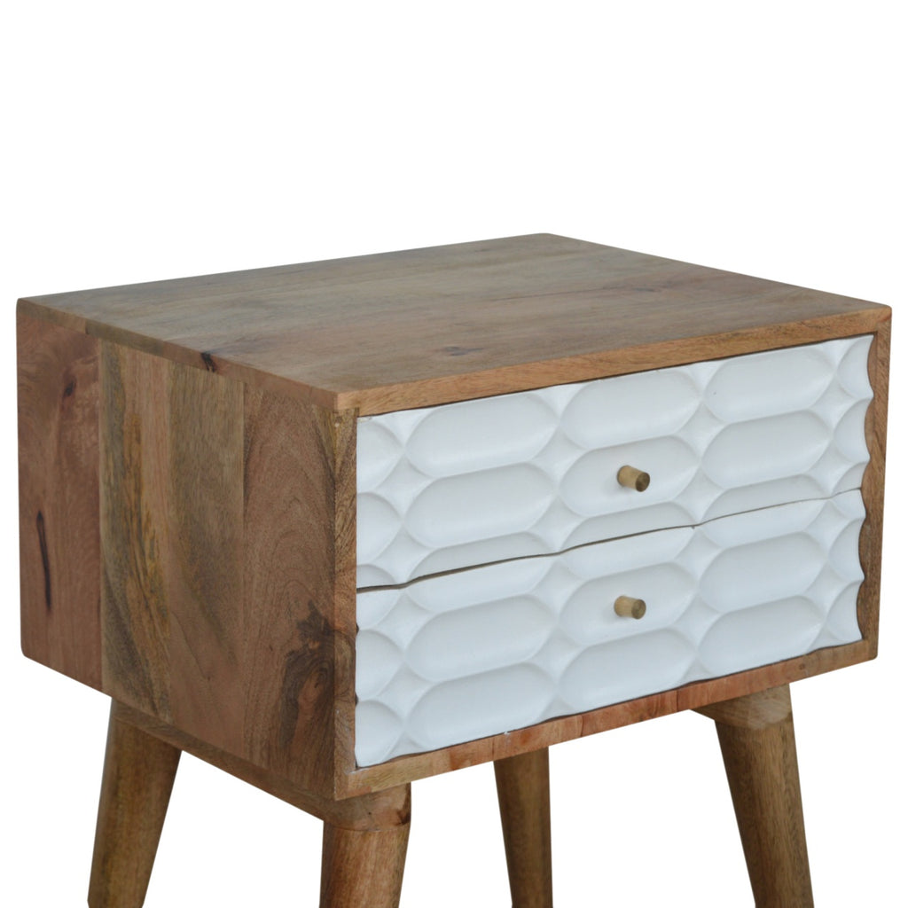 Table de chevet Capsule sculpté